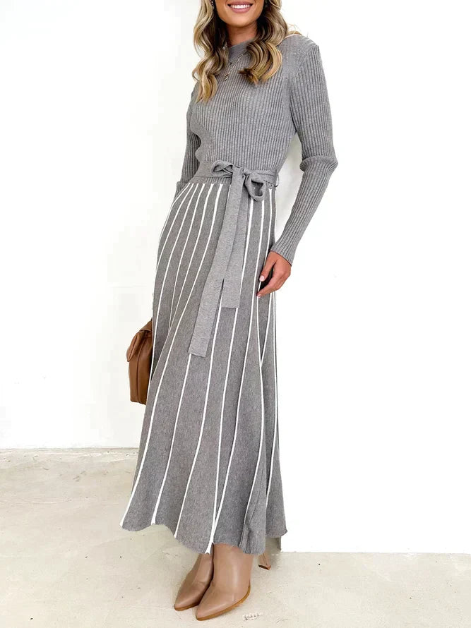 Timeless Iliana Long Sleeved Midi Dresses Chic Silhouette Collection