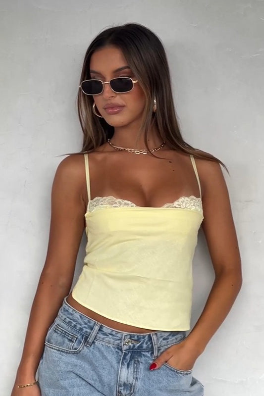 Solid Color Halter Cami Top