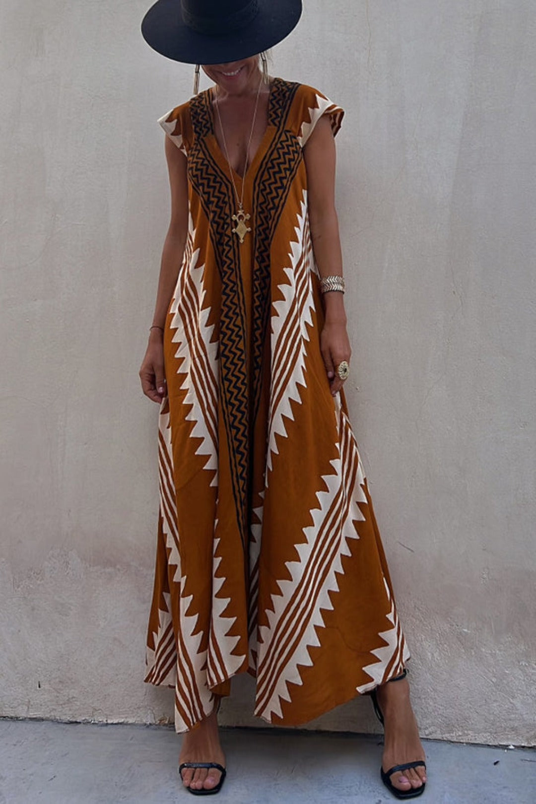 Mara Minimalist Aztec Dress Designer Edit