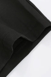 Cutout Tailored Slim Straight Pants