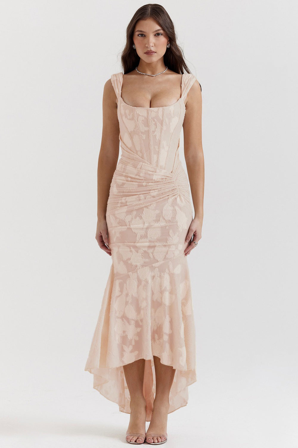 Boned Tailored Mermaid Formal Dress