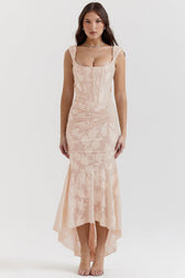 Boned Tailored Mermaid Formal Dress