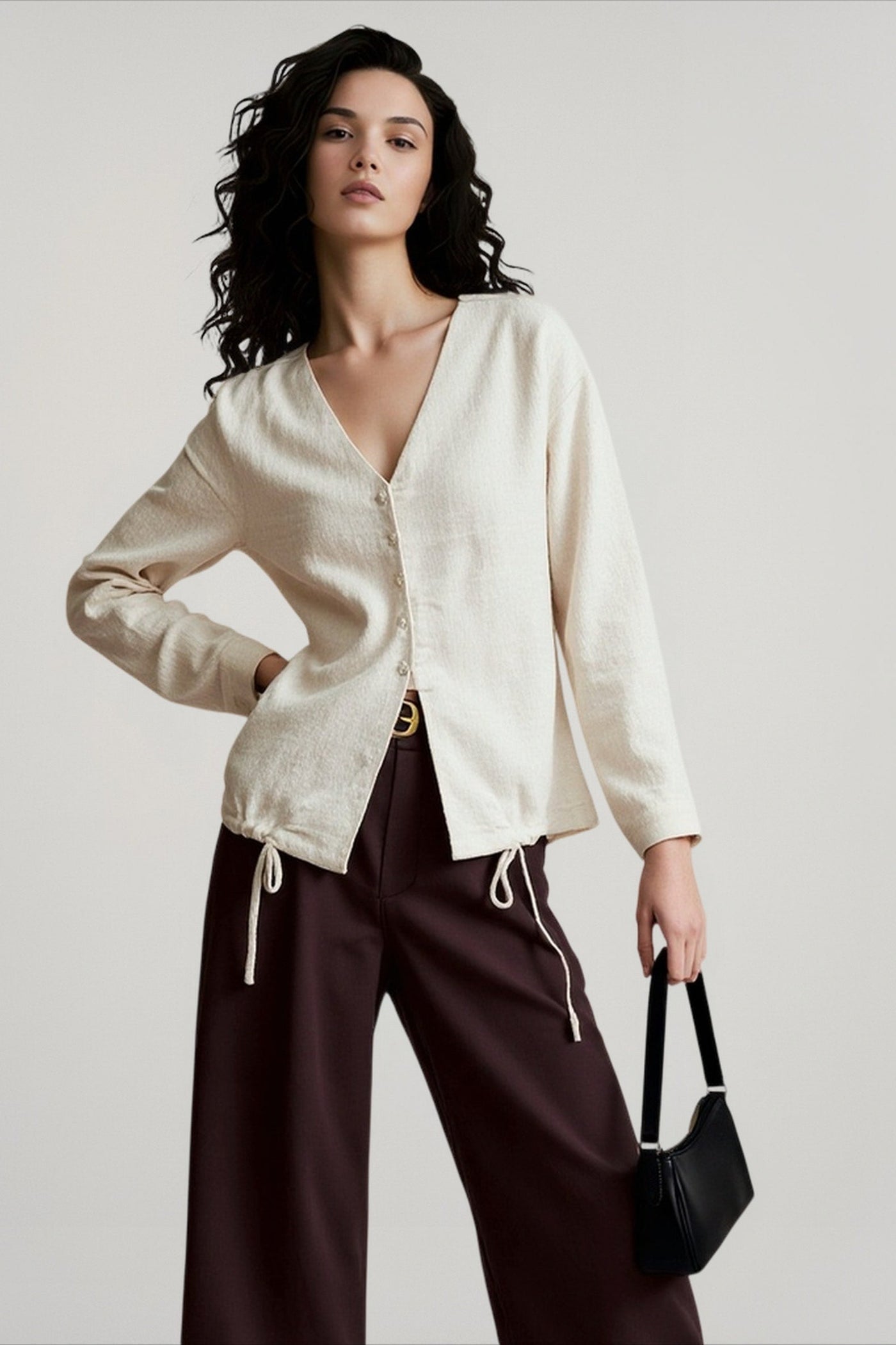 Linen Casual Everyday Blouse