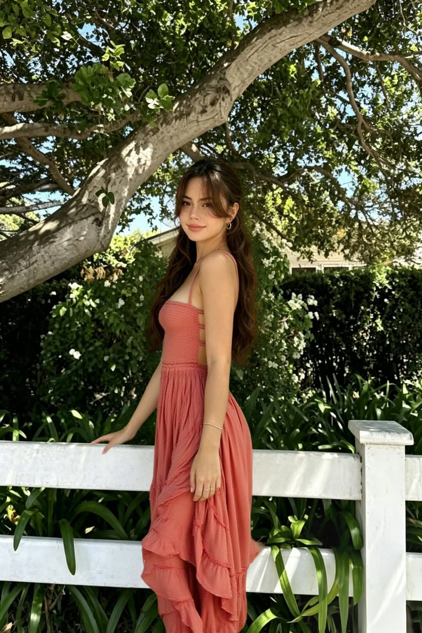Backless Bohemian Beach Cotton Maxi Boho Dress
