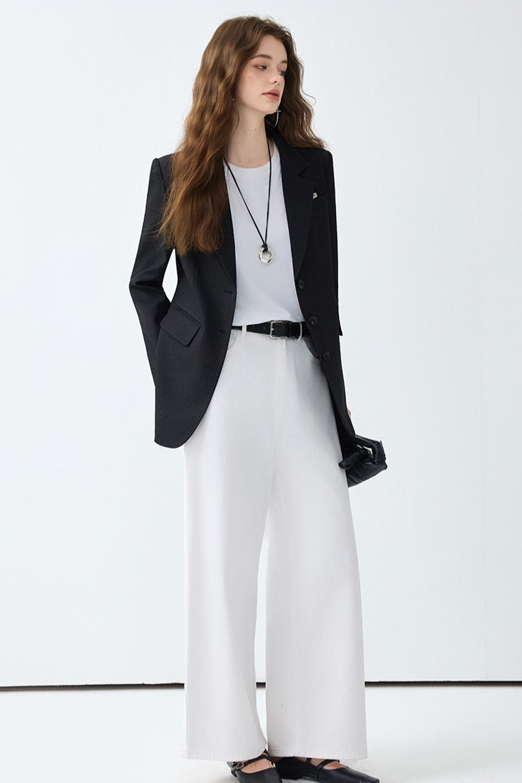 Unstructured Relaxed Office Chic Blazer