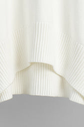 Solid Color Turtleneck Knit Sweater