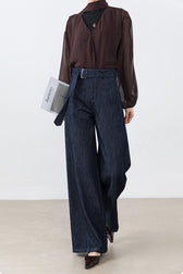 High Waist Loose Straight Leg Jeans