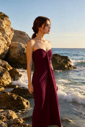 Elegant Ruched Party Dress