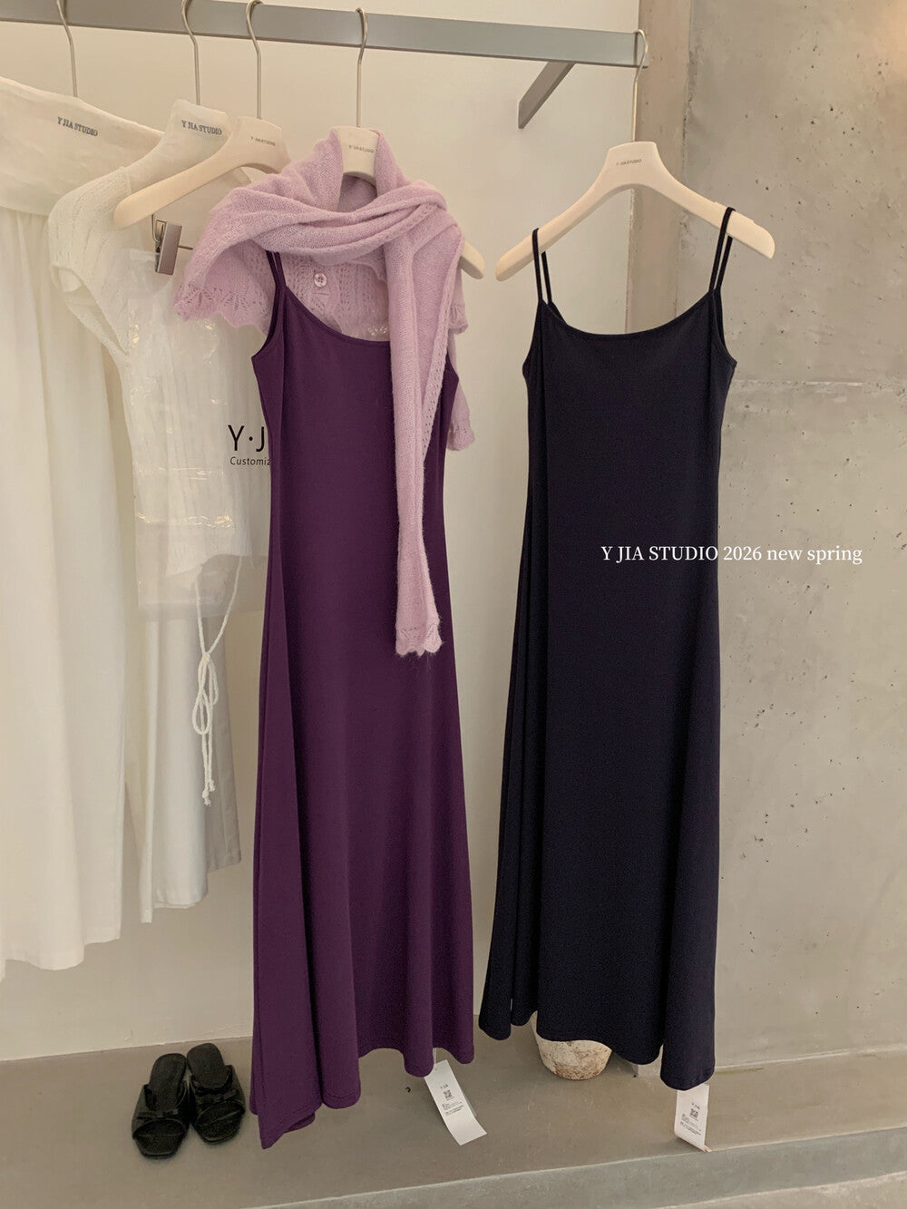 Spaghetti Strap Bodycon Slip Maxi Dress 13