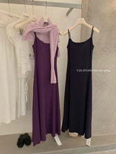 Spaghetti Strap Bodycon Slip Maxi Dress 13