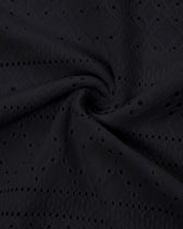 Strapless Eyelet Ruched High Split Midi Dress Summer 21