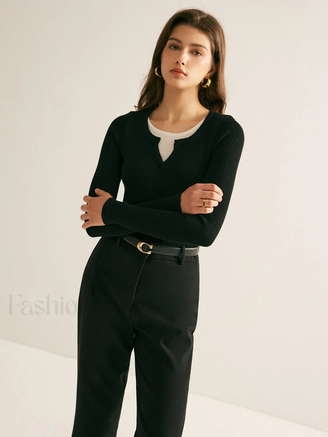 2 in 1 Slim Knit Top