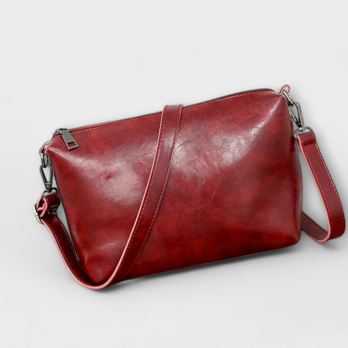 Faux Leather Tote Crossbody and Pouch Four Piece Bag Set
