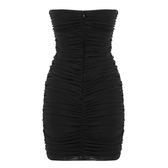 The Vogue Cut-Out Bustier Draped Mini Dress 13