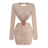 Dress Of The Day Backless Diamond Mini Dress 7