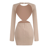 Dress Of The Day Backless Diamond Mini Dress 8