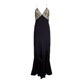 Sultry Nights Lace Fishtail Maxi Dress - View 6