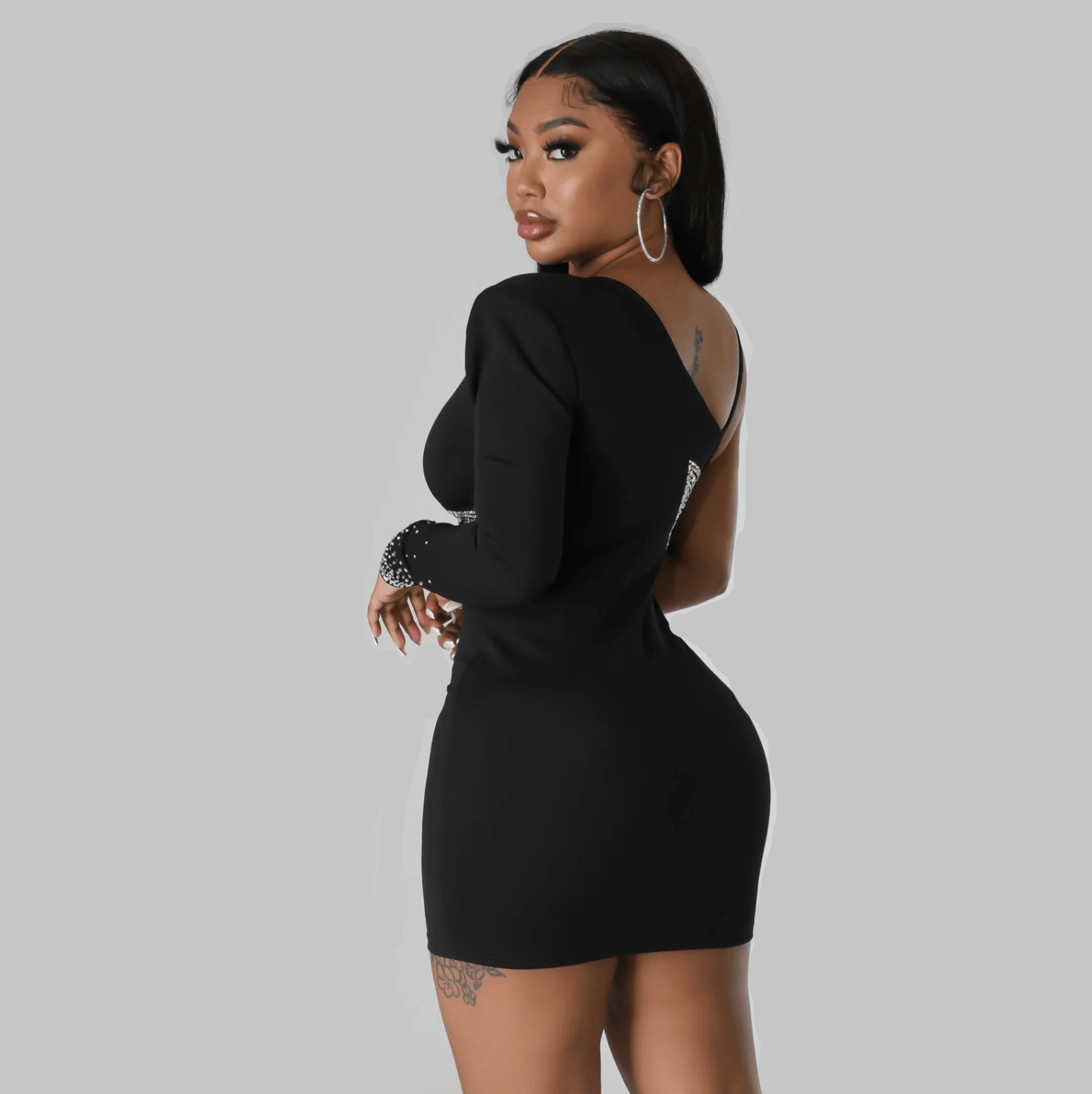 Destination Mesh Bandage Mini Dress 6