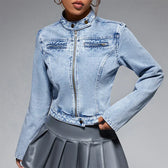 Distressed Denim Jeans
