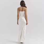 Backless Corset Maxi Dress