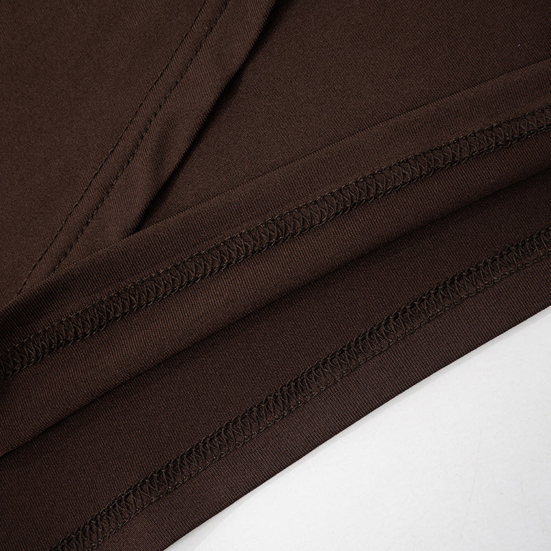 Jeannie Mini Dress - Brown