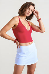 V Neck Halter Cami Top