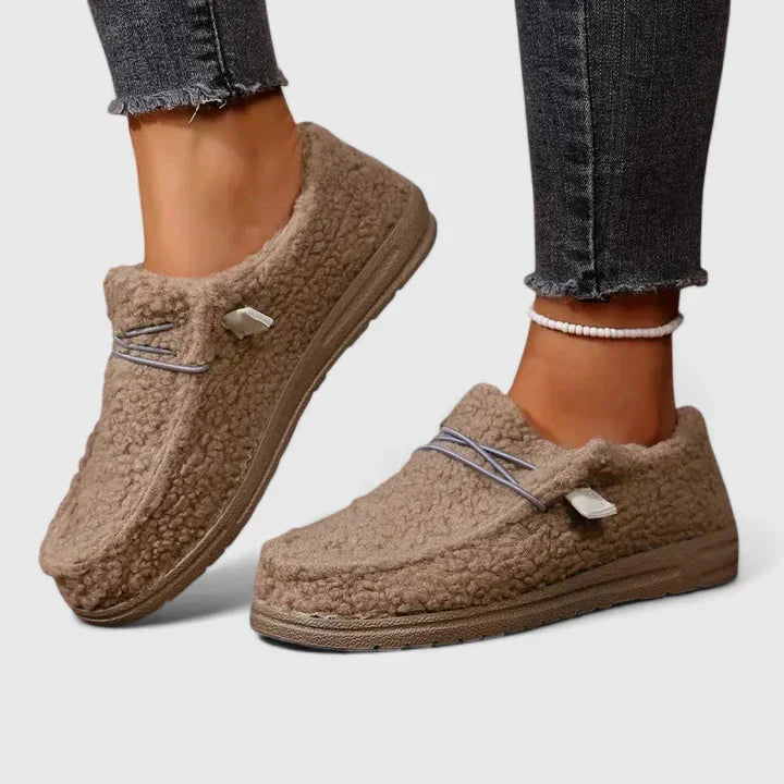 Slip On Sherpa Lined Moccasin Loafers
