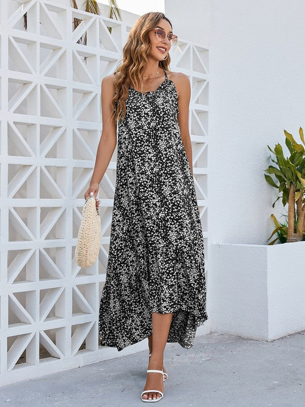 Ditsy Dress Black