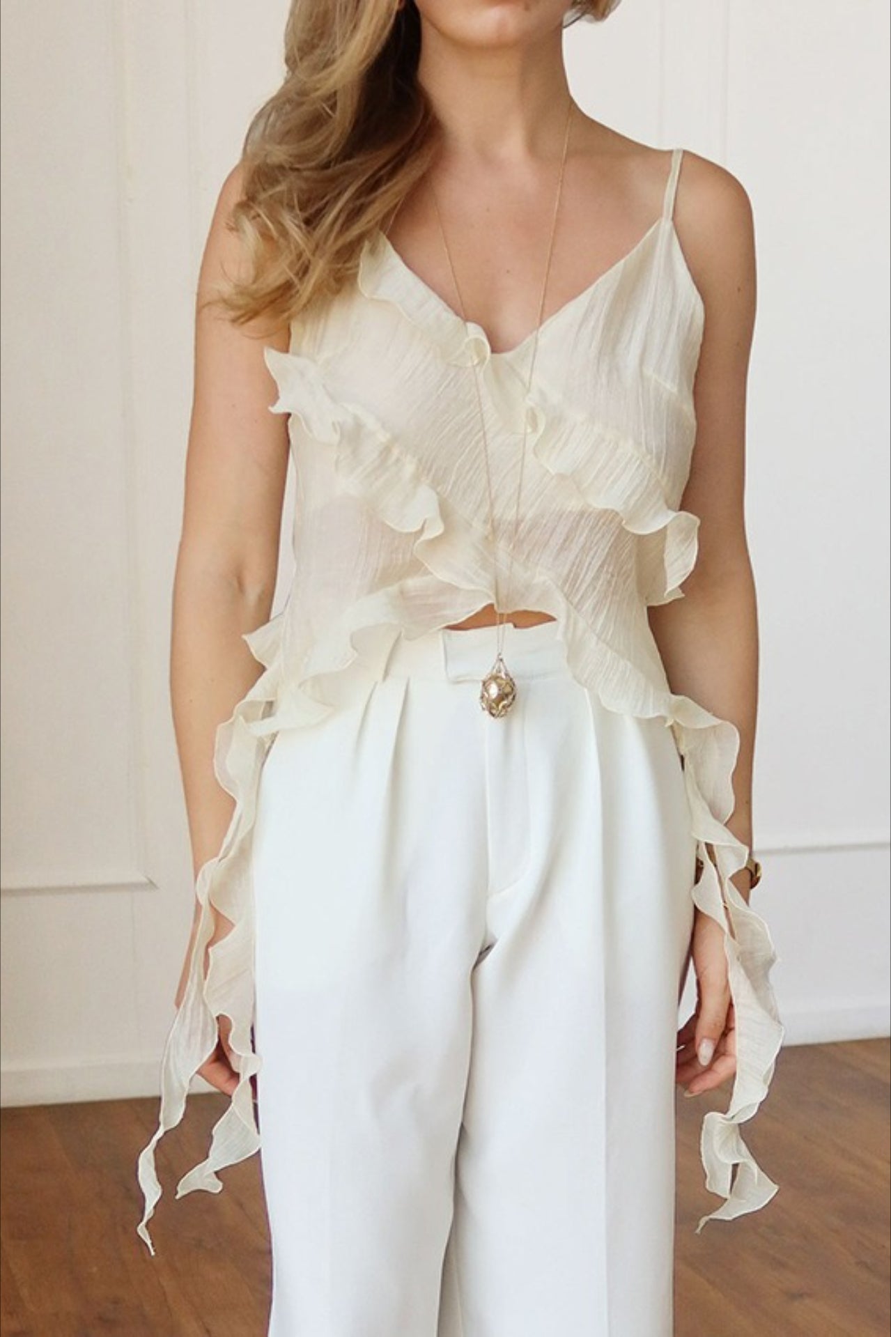 Lace V-Neck Cami Top
