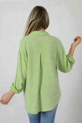 Blouse Textured With Buttons