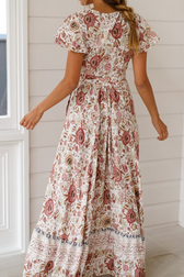 High-Waist Maxi Dress