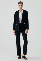 Elegant Black Office Career Chic Blazer