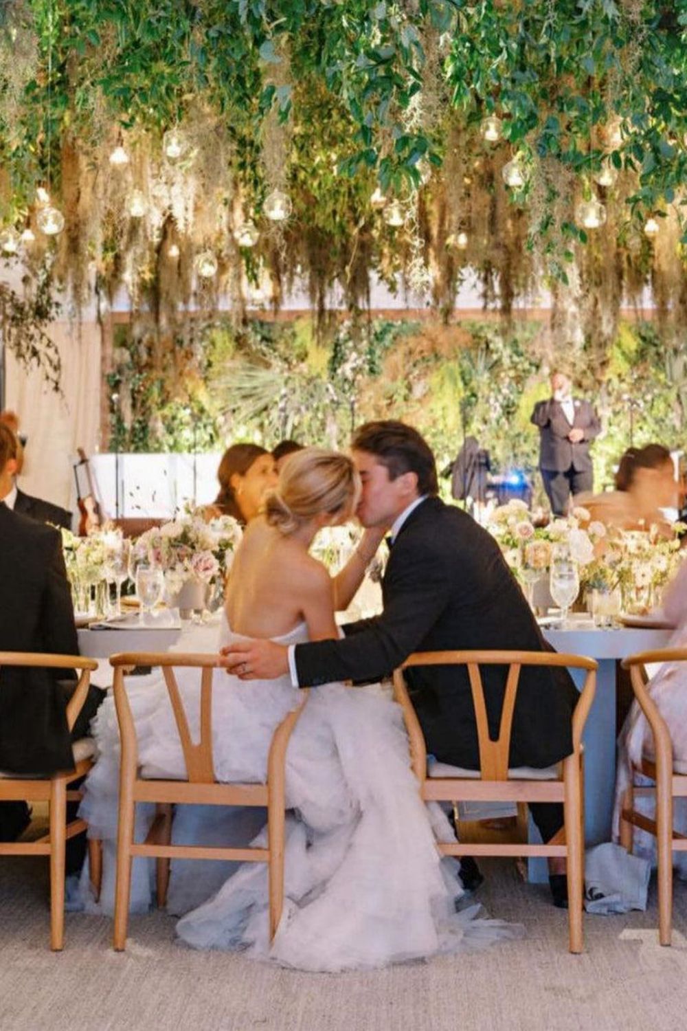 Stylish A Line Sweetheart White Tulle Long Wedding Dress with Ruffles
