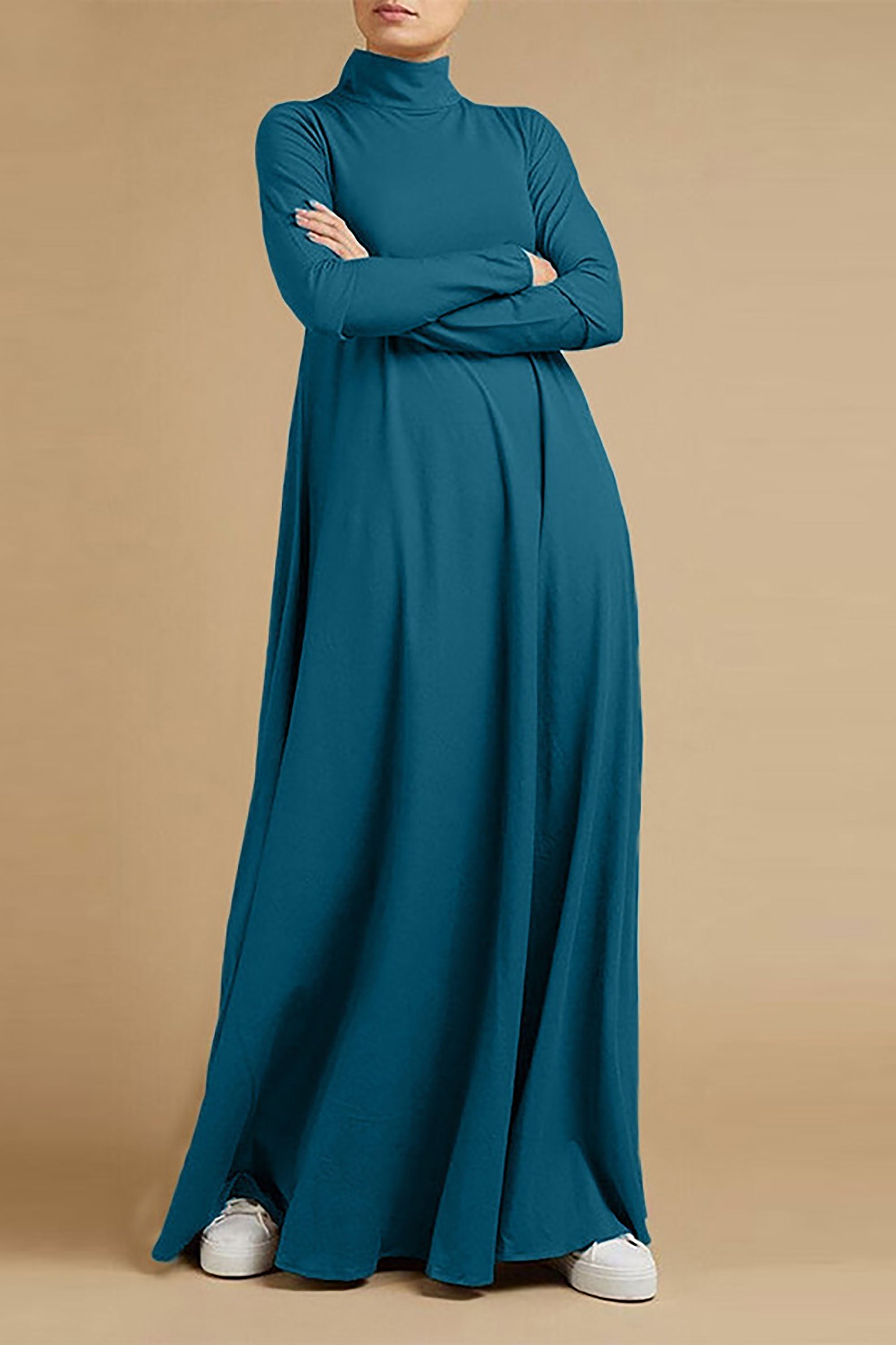 Noelia Premium Long Sleeve Cover Up Dress Designer Edit