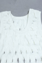 Denisa Sleeveless Stylish Tassel Dress