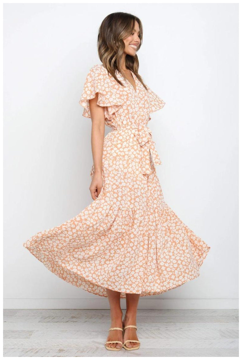 Floral Maxi Dress Marigold