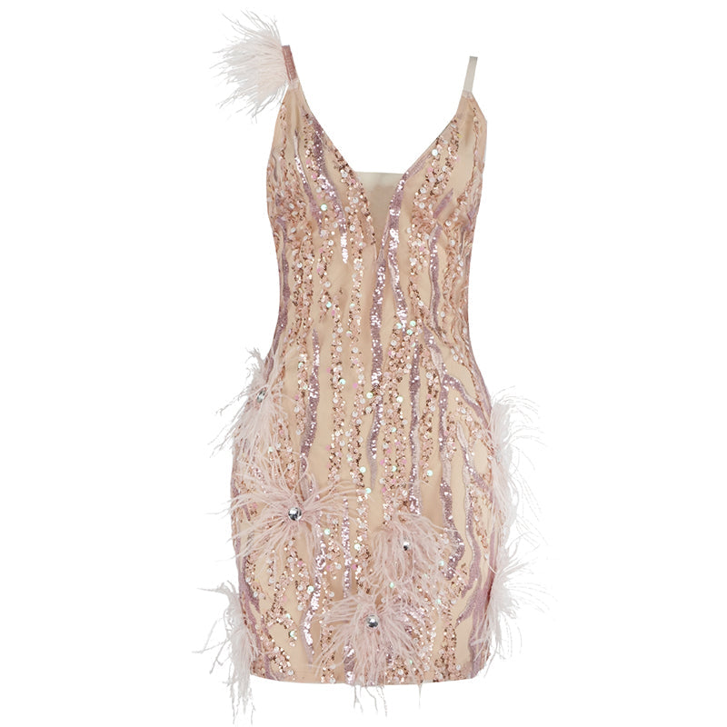 Kevola Pink Mini Dress