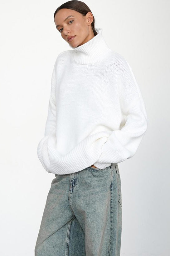 Turtleneck Knit Sweater