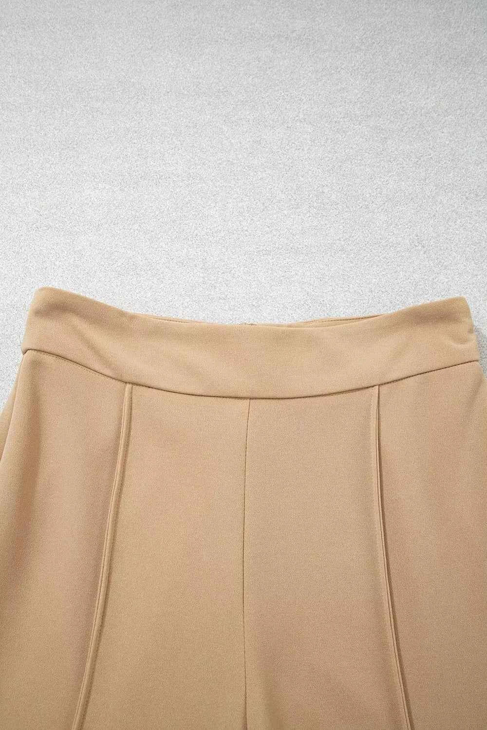 High Waist Full Length Regular Fit Pants