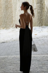Sexy Backless Curve Fit Slip Dress