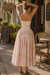 Ditsy Floral Slim Fit Slip Dress
