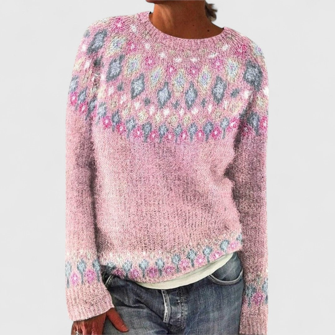 Susan | Retro Scandinavian Knitted Sweater