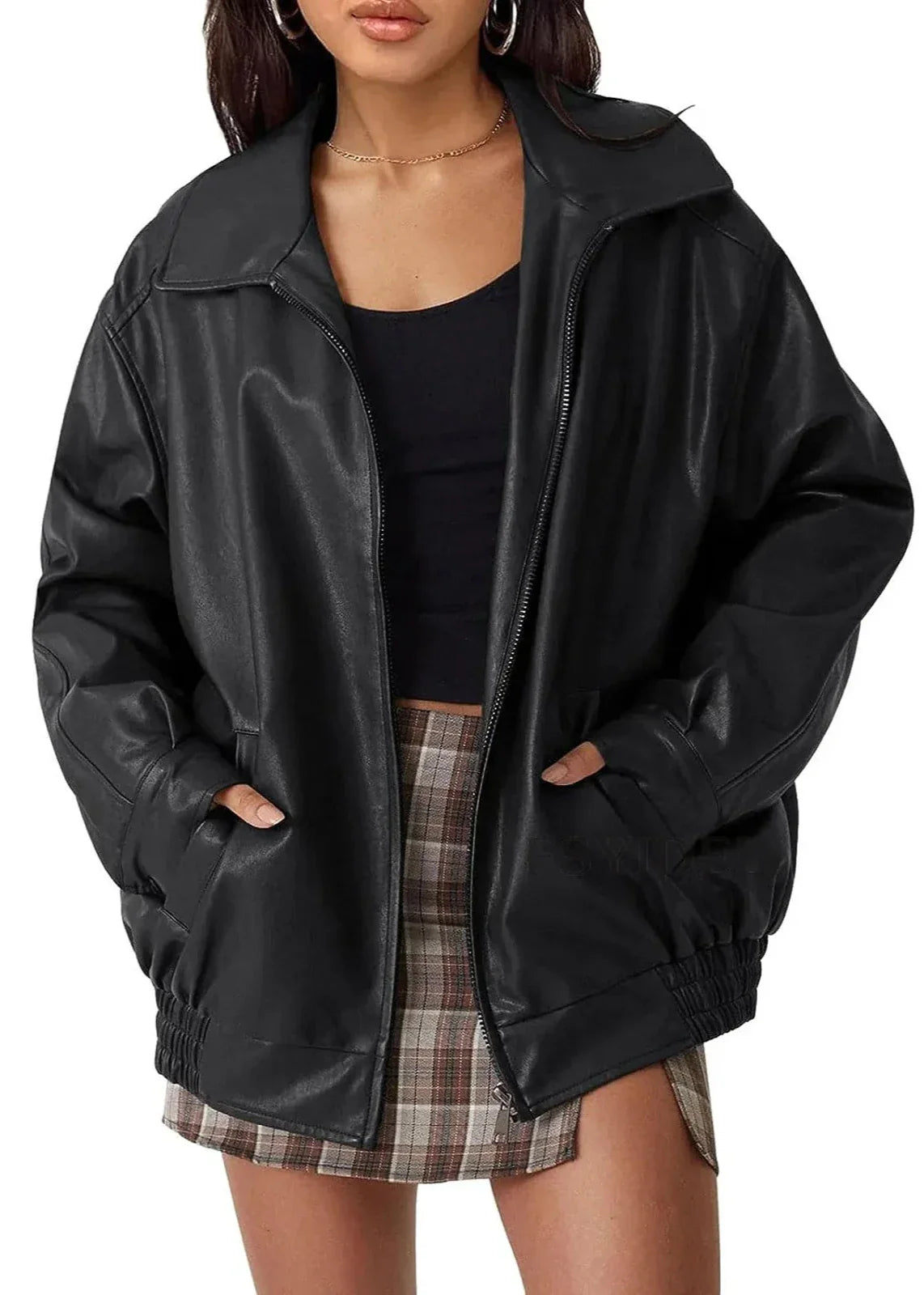 Women's Leather Jacket â€?Locomotive-InspiRed Style