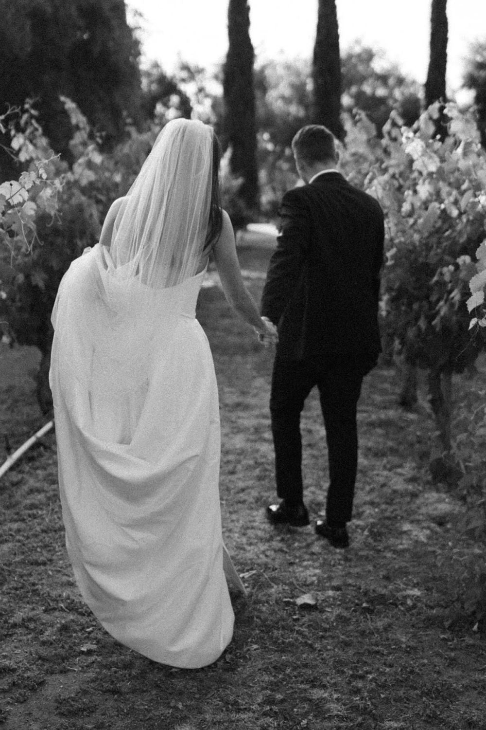 Charming A Line Strapless White Long Wedding Dress with Split Front