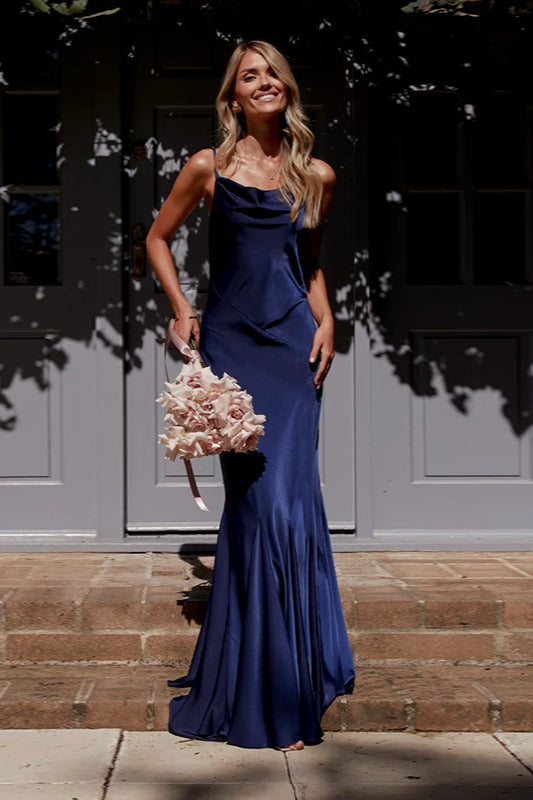Flirty Satin Backless Party Dress 5