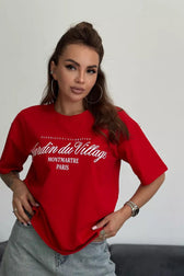 Heavyweight Streetwear Graphic T-Shirt