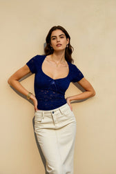 Vintage Lace Slim T-shirts