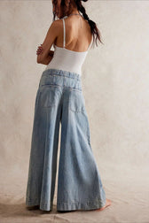Ruched Denim Jeans