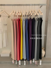 Spaghetti Strap Bodycon Slip Maxi Dress 15