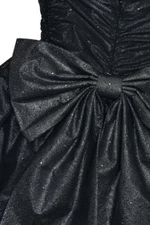 Satin Bow A-Line Mini Dress - View 10